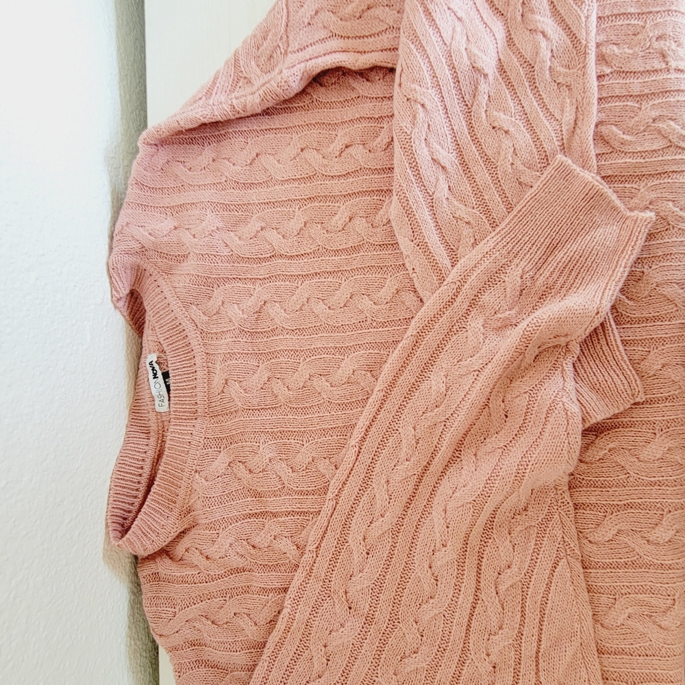 Pink Knitted Sweater